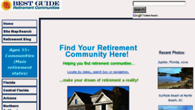 What Bestguide-retirementcommunities.com website looked like in 2016 (7 years ago)