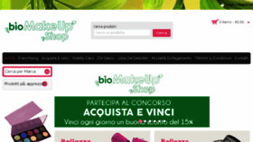 What Biomakeupshop.it website looked like in 2016 (7 years ago)