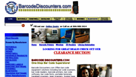 What Barcodediscounters.com website looked like in 2016 (7 years ago)