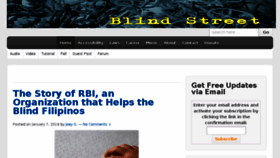What Blindstreet.com website looked like in 2016 (7 years ago)