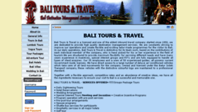 What Balitours-travel.com website looked like in 2016 (7 years ago)