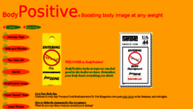 What Bodypositive.com website looked like in 2016 (7 years ago)