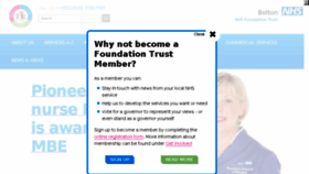 What Boltonft.nhs.uk website looked like in 2016 (7 years ago)