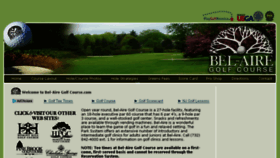 What Belairegolfcourse.com website looked like in 2016 (7 years ago)