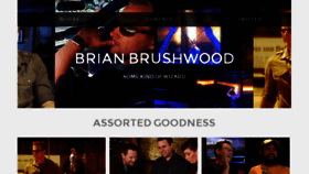 What Brianbrushwood.com website looked like in 2016 (7 years ago)
