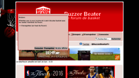 What Buzzerbeater.forumactif.org website looked like in 2016 (8 years ago)