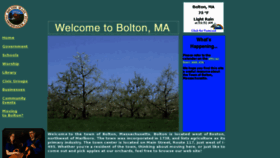 What Boltonma.us website looked like in 2016 (7 years ago)
