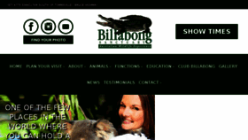 What Billabongsanctuary.com.au website looked like in 2016 (7 years ago)