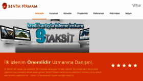 What Benimfirmam.com website looked like in 2016 (7 years ago)