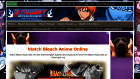 What Bleachget.org website looked like in 2016 (7 years ago)
