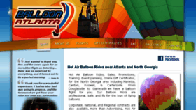 What Balloonatlanta.com website looked like in 2016 (7 years ago)