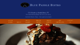 What Bluepaddlebistro.com website looked like in 2016 (7 years ago)