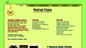 What Biofueloasis.com website looked like in 2016 (7 years ago)