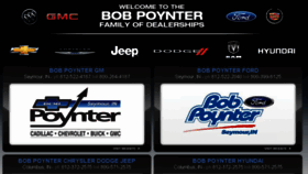 What Bobpoynter.com website looked like in 2016 (7 years ago)