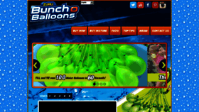 What Bunchoballoons.com website looked like in 2016 (7 years ago)