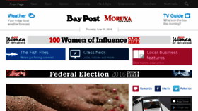 What Batemansbaypost.com.au website looked like in 2016 (7 years ago)