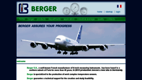 What Berger-sa.fr website looked like in 2016 (7 years ago)