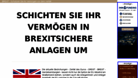 What Brexit.at website looked like in 2016 (7 years ago)