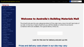 What Buybuildingsupplies.com.au website looked like in 2016 (7 years ago)