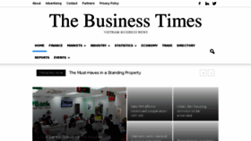 What Businesstimes.com.vn website looked like in 2016 (7 years ago)