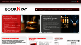 What Booknpay.net website looked like in 2016 (7 years ago)