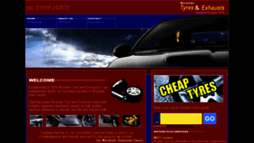 What Bicester-tyre-and-exhausts.co.uk website looked like in 2016 (7 years ago)