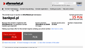 What Bankpol.pl website looked like in 2016 (7 years ago)