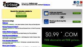 What Blatform.com website looked like in 2016 (7 years ago)