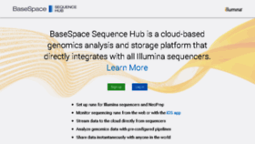 What Basespace.illumina.com website looked like in 2016 (7 years ago)