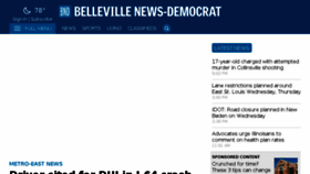 What Belleville.com website looked like in 2016 (7 years ago)