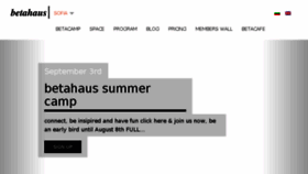 What Betahaus.bg website looked like in 2016 (7 years ago)