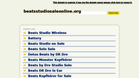 What Beatsstudiosaleonline.org website looked like in 2016 (7 years ago)