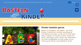 What Basteln-fuer-kinder.com website looked like in 2016 (7 years ago)