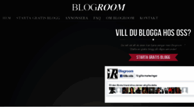 What Blogroom.se website looked like in 2016 (7 years ago)