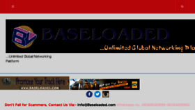 What Baseloaded.com website looked like in 2016 (7 years ago)