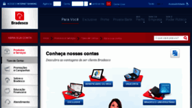 What Bradescoabrasuaconta.com.br website looked like in 2016 (7 years ago)