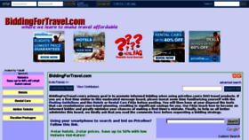 What Biddingfortravel.com website looked like in 2016 (7 years ago)