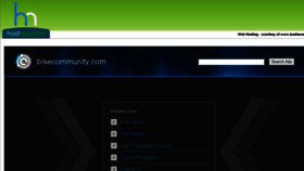 What Bisecommunity.com website looked like in 2016 (7 years ago)