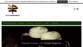 What Bei-mir-um-die-ecke.de website looked like in 2016 (7 years ago)