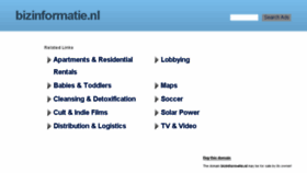 What Bizinformatie.nl website looked like in 2016 (7 years ago)