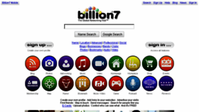 What Billion7.com website looked like in 2016 (7 years ago)