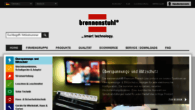 What Brennenstuhl.de website looked like in 2016 (7 years ago)