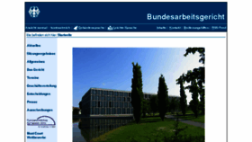 What Bundesarbeitsgericht.de website looked like in 2016 (7 years ago)