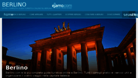 What Berlino.com website looked like in 2016 (7 years ago)