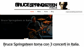 What Brucespringsteenitalia.com website looked like in 2016 (7 years ago)