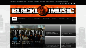 What Blacklionmusic.com website looked like in 2016 (7 years ago)
