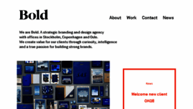 What Boldscandinavia.com website looked like in 2016 (7 years ago)
