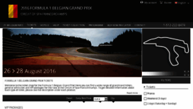 What Belgium-grand-prix.com website looked like in 2016 (7 years ago)