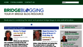 What Bridgeblogging.com website looked like in 2016 (7 years ago)