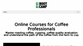 What Bootcampcoffee.com website looked like in 2016 (7 years ago)